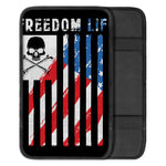 American Flag Freedom Life Print Car Center Console Cover