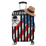 American Flag Freedom Life Print Luggage Cover