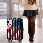 American Flag Freedom Life Print Luggage Cover