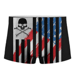 American Flag Freedom Life Print Men's Boxer Briefs