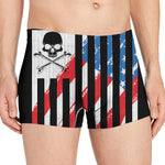 American Flag Freedom Life Print Men's Boxer Briefs