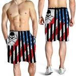 American Flag Freedom Life Print Men's Shorts
