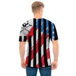 American Flag Freedom Life Print Men's T-Shirt