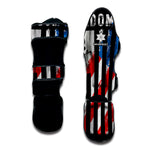 American Flag Freedom Life Print Muay Thai Shin Guard