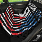 American Flag Freedom Life Print Pet Car Back Seat Cover