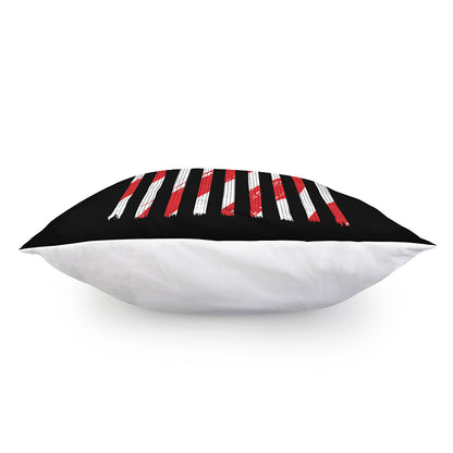American Flag Freedom Life Print Pillow Cover