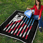 American Flag Freedom Life Print Quilt