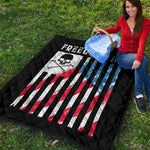 American Flag Freedom Life Print Quilt