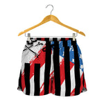 American Flag Freedom Life Print Women's Shorts