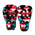 American Flag Jigsaw Puzzle Print Boxing Gloves