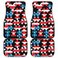 American Flag Jigsaw Puzzle Print Front and Back Car Floor Mats
