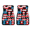 American Flag Jigsaw Puzzle Print Front Car Floor Mats