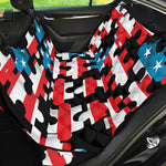 American Flag Jigsaw Puzzle Print Pet Car Back Seat Cover