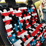 American Flag Jigsaw Puzzle Print Pet Car Back Seat Cover