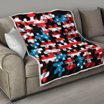 American Flag Jigsaw Puzzle Print Quilt