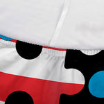 American Flag Jigsaw Puzzle Print Sofa Cover