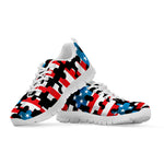 American Flag Jigsaw Puzzle Print White Sneakers