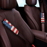 American Flag Knitted Print Car Seat Belt Covers