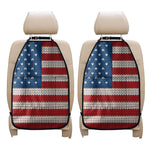 American Flag Knitted Print Car Seat Organizers
