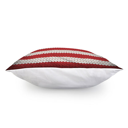 American Flag Knitted Print Pillow Cover