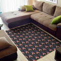 American Flag Ribbon Pattern Print Floor Mat