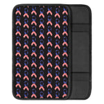 American Flag Ribbon Pattern Print Car Center Console Cover