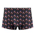 American Flag Ribbon Pattern Print Men's Boxer Briefs