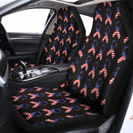 American Flag Ribbon Pattern Print Universal Fit Car Seat Covers