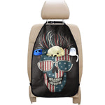 American Flag Skull Print Car Seat Organizers