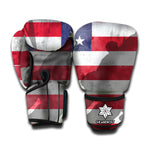 American Flag War Memorial Print Boxing Gloves