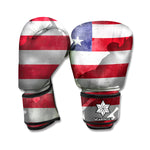 American Flag War Memorial Print Boxing Gloves
