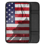 American Flag War Memorial Print Car Center Console Cover