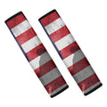 American Flag War Memorial Print Car Seat Belt Covers