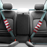 American Flag War Memorial Print Car Seat Belt Covers