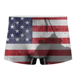 American Flag War Memorial Print Men's Boxer Briefs