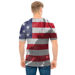 American Flag War Memorial Print Men's T-Shirt