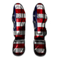 American Flag War Memorial Print Muay Thai Shin Guards