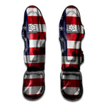 American Flag War Memorial Print Muay Thai Shin Guard