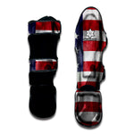 American Flag War Memorial Print Muay Thai Shin Guard