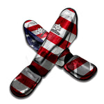 American Flag War Memorial Print Muay Thai Shin Guard