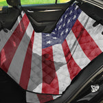 American Flag War Memorial Print Pet Car Back Seat Cover