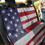 American Flag War Memorial Print Pet Car Back Seat Cover