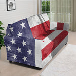 American Flag War Memorial Print Sofa Cover