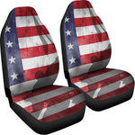 American Flag War Memorial Print Universal Fit Car Seat Covers