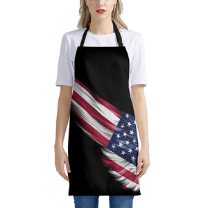 American Flag Wing Print Apron