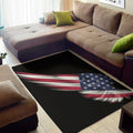American Flag Wing Print Floor Mat