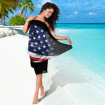 American Flag Wing Print Beach Sarong Wrap