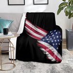 American Flag Wing Print Blanket