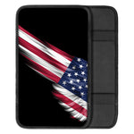 American Flag Wing Print Car Center Console Cover