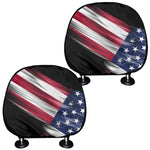 American Flag Wing Print Car Headrest Covers